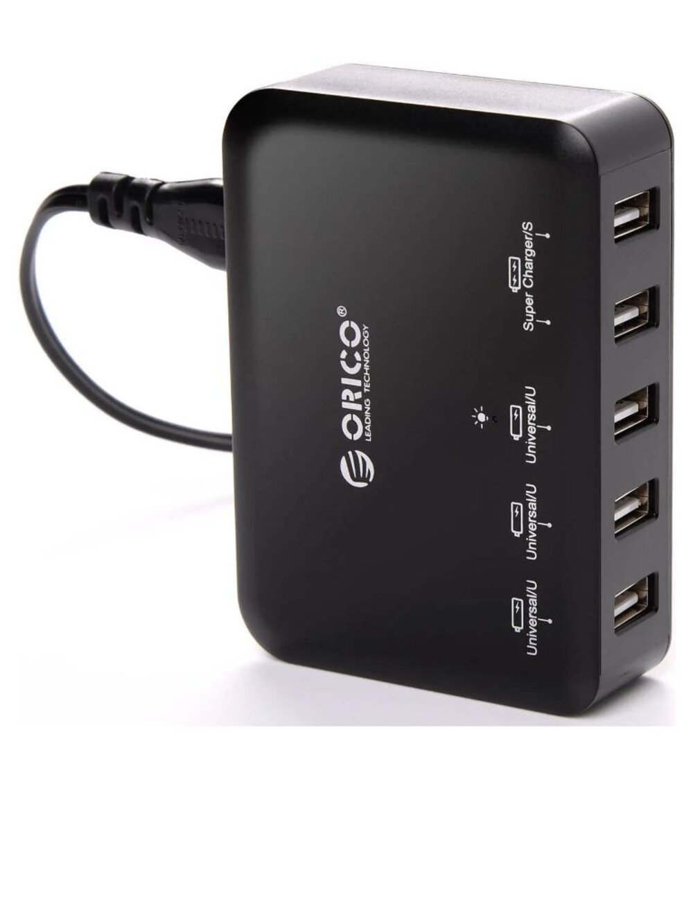 Orico 40W DCAP 5S Series 5 Port USB Wall Charger Black Brand New